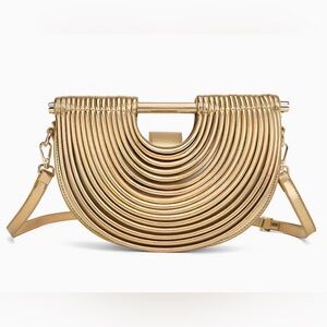 Verano Hill Amaro Gold Handbag